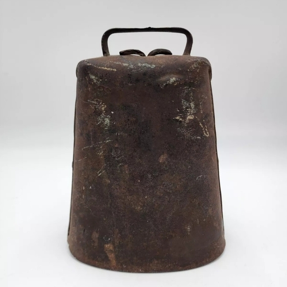 Source Unknown Other - Antique Cow Bell Farm Hand Forged Large Country Rustic Decor
